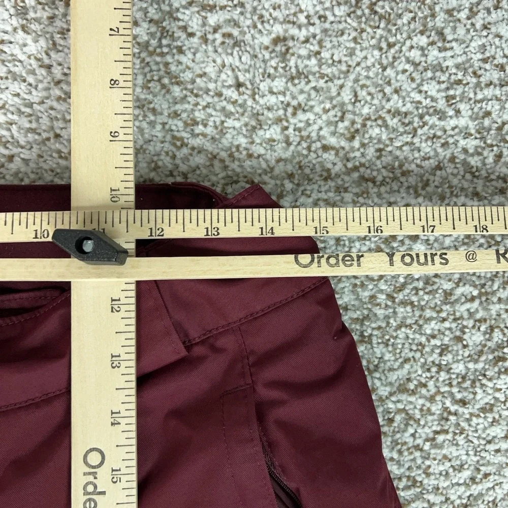 Columbia Pants Women Small Red Omni-Tech Omni-Heat Snow Pants Ski Winter Outdoor